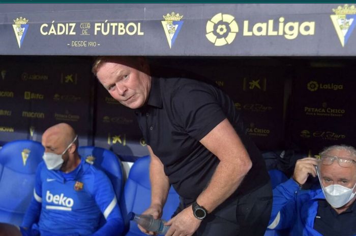 Pelatih Barcelona, Ronald Koeman.