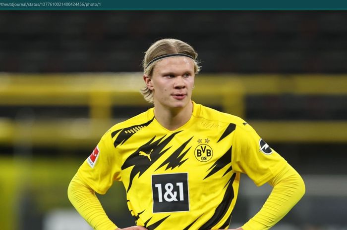 Penyerang Borussia Dortmund, Erling Haaland