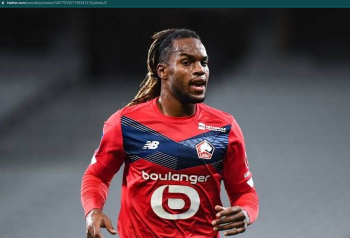 Renato Sanches kala berseragam Lille.