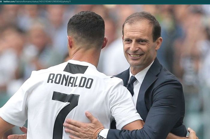 Pelatih Juventus, Massimiliano Allegri, mengkonfirmasi Cristiano Ronaldo ingin pergi dari Turin.