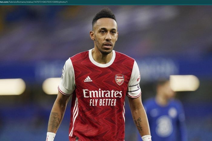 Pierre-Emerick Aubameyang tidak lagi menjabat sebagai kapten Arsenal.