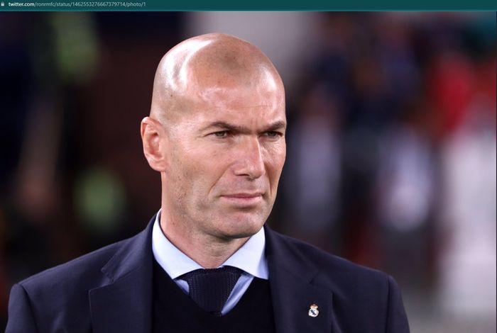 Eks pelatih Real Madrid, Zinedine Zidane dijagokan menjadi pelatih Paris Saint-Germain.