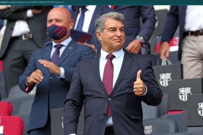 Presiden Barcelona, Joan Laporta.