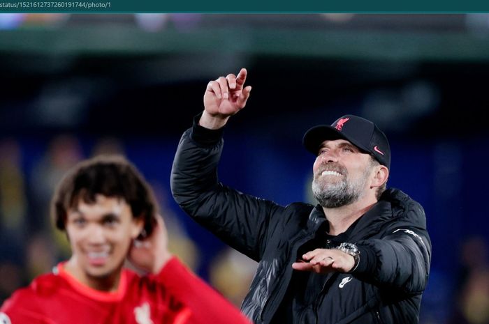 Juergen Klopp sukses mengantarkan Liverpool ke final Liga Champions 2021-2022 usai menyingkirkan Villarreal dengan agregat 5-2.