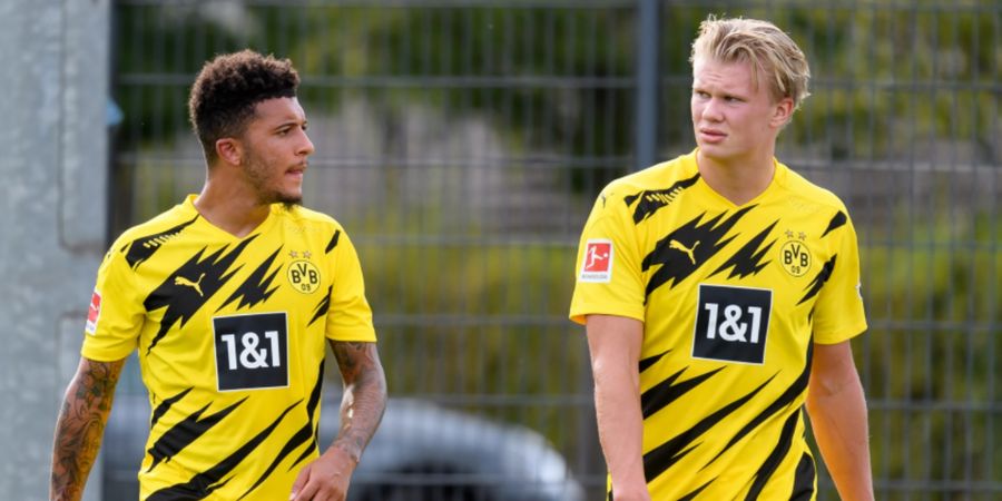 Reaksi Erling Haaland saat Tahu Jadon Sancho Dibuang Man United ke Dortmund