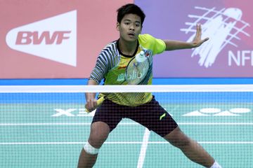 Syabda Perkasa Belawa saat tampil di babak pertama Kejuaraan Dunia Junior 2019 kategori individual, di Kaza Gymnastics Center, Rusia, Senin (7/10/2019).