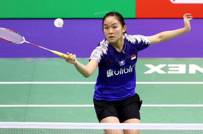 Ruselli Hartawan saat tampil pada babak pertama Hong Kong Open 2019 yang dihelat di Hong Kong Coliseum, Hong Kong, Rabu (13/11/2019).