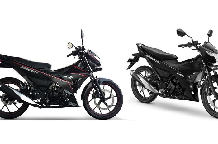  Modifikasi  Motor  Satria  Fu  Warna  Hitam Putih Arena 