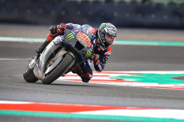 Setelah hari pertama tes MotoGP Indonesia 2022, Fabio Quartararo akui kondisi sirkuit Mandalika seperti motocross
