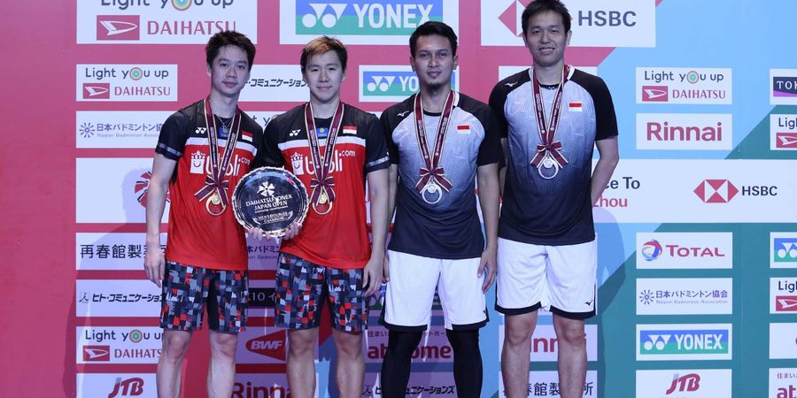 Indonesia Masih Bertahan di 3 Besar Klasemen Perolehan Gelar BWF World Tour 2019