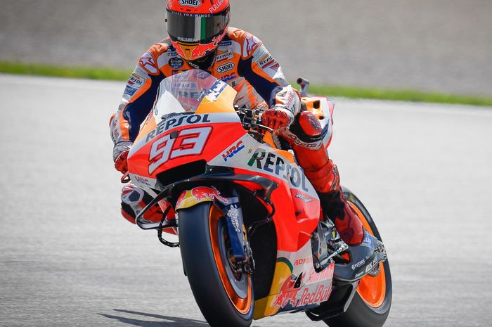 Start dari posisi 8, Marc Marquez pesimis bisa salip para pembalap Ducati di balapan MotoGP Styria 2021