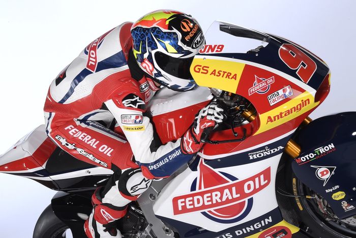 Livery motor Jorge Navvaro di Federal Oil Gresini Moto2 2018