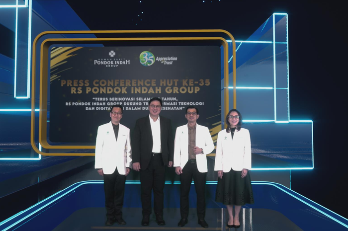 Narasumber Konferensi Pers HUT 35th RS Pondok Indah Group.
