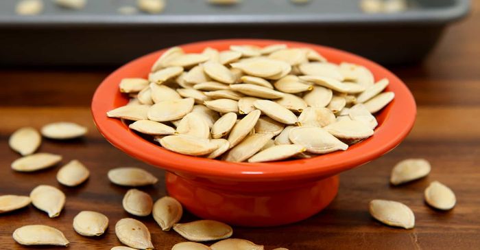 Biji labu mengandung antioksidan  dan mineral lainnya.