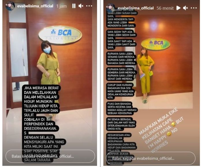 Unggahan Eva Belisima