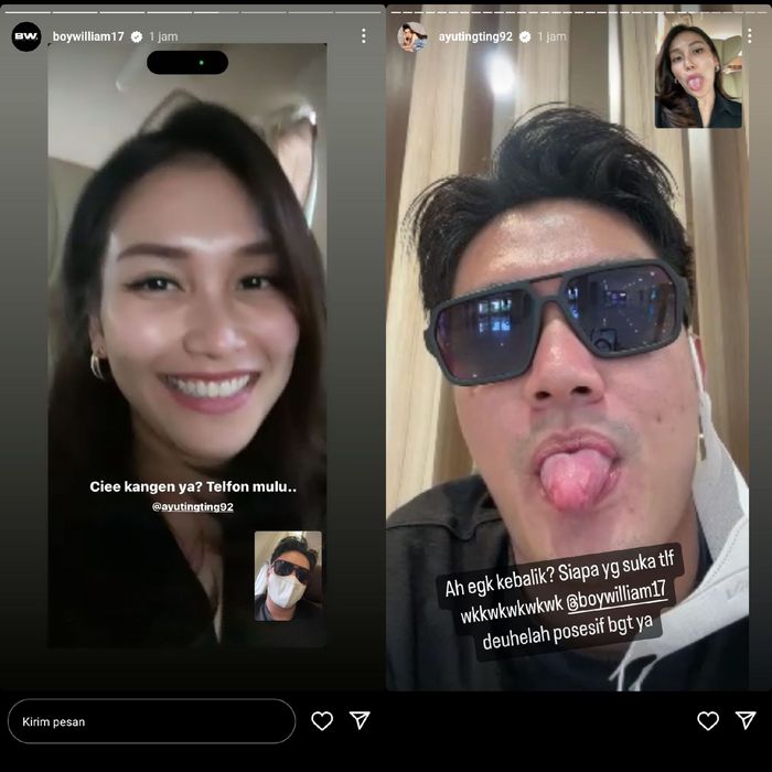 Unggahan Ayu Ting Ting dan Boy William