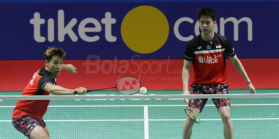 Indonesia Open 2019 - Marcus/Kevin Sudah Kendalikan Laga dari Awal