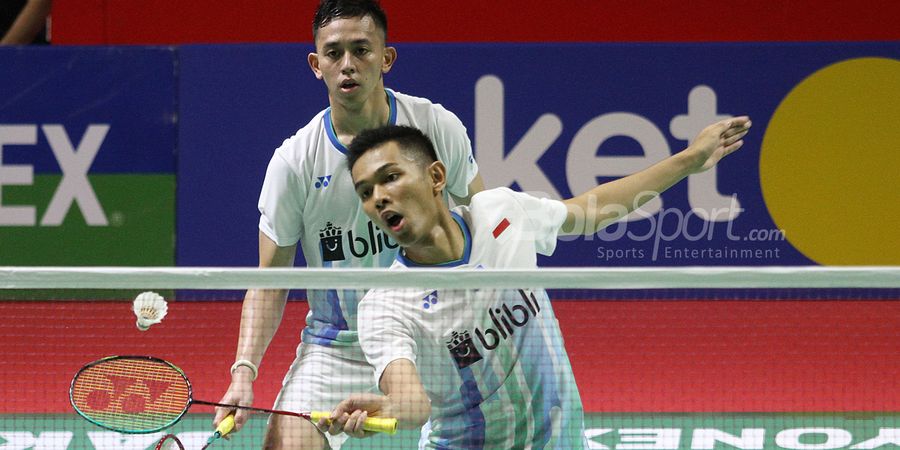 Hasil Indonesia Open 2019 -  Fajar/Rian Kandaskan Langkah Wakil Taiwan