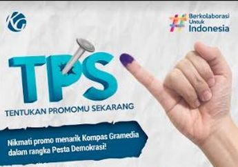 Tunjukkan Jari Ungumu, Nikmati Promo Pemilu Hingga 50% dari Kompas Gramedia!