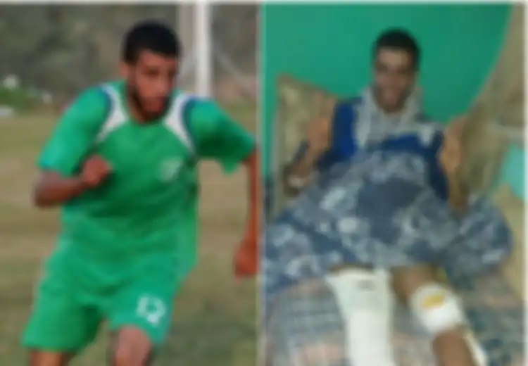 Pesebakbola Palestina yang Lututnya Ditembak Sniper Israel Ini Harus Akhiri Karier Sepakbolanya