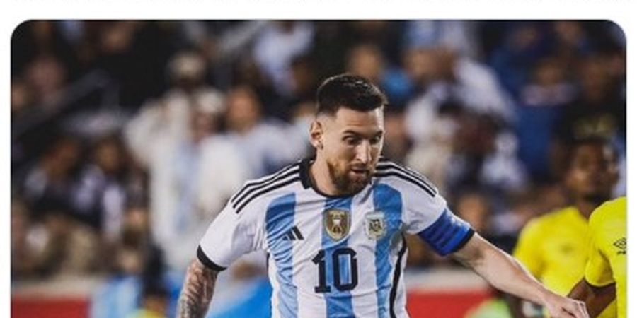 Susunan Pemain Argentina Vs Arab Saudi - Lionel Messi Main, Argentina Siap Samai rekor Italia