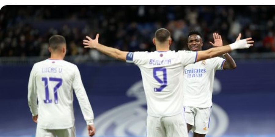 Hasil Liga Champions - Brace Karim Benzema Bawa Real Madrid Menang Tipis atas Shakhtar Donetsk