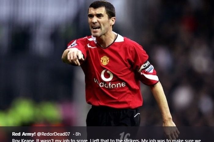 Mantan kapten Manchester United, Roy Keane.