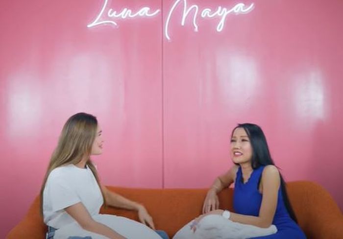 Lucinta Luna saat menjadi bintang tamu Luna Maya