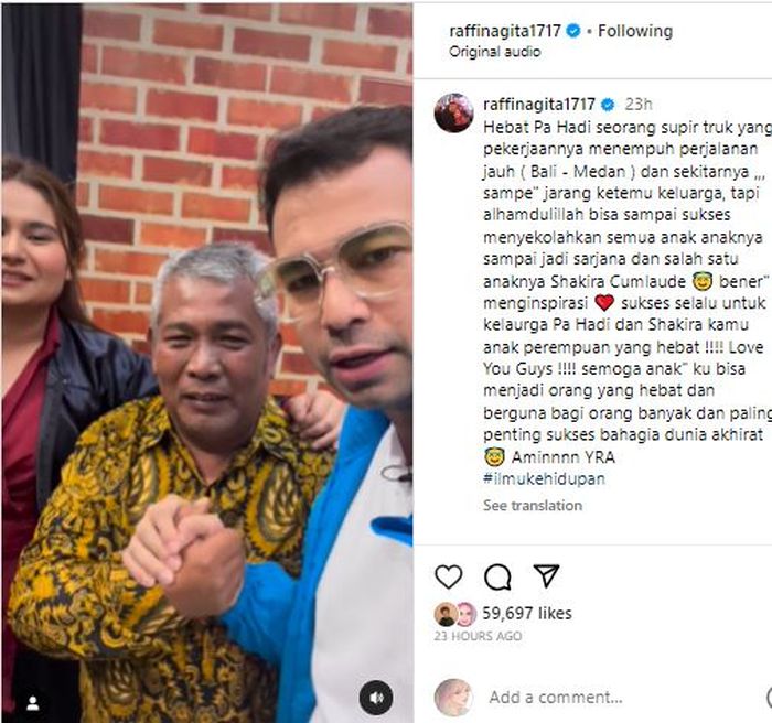 Posting-an Raffi Ahmad