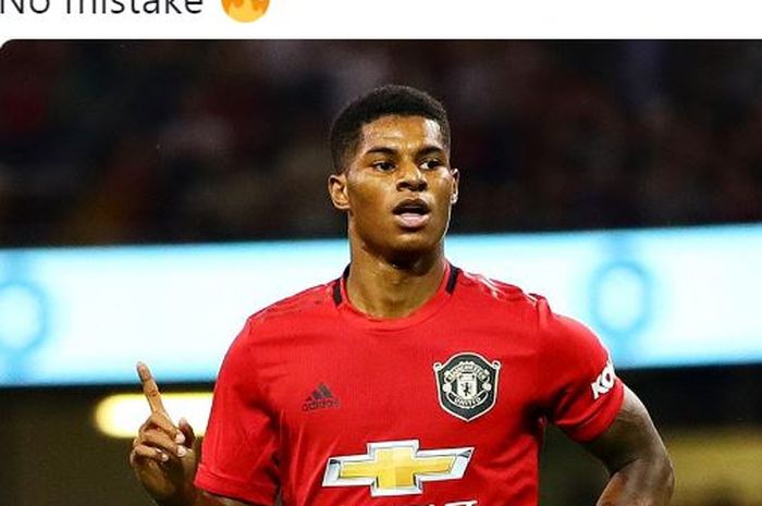 Penyerang Manchester United, Marcus Rashford, mendapat komentar dari Jose Mourinho.