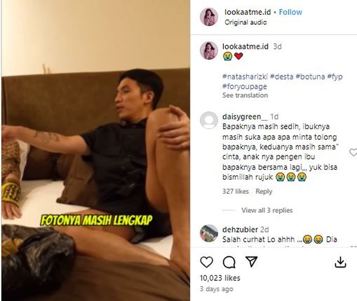 Instagram.com/@lookaatme.id
Postingan akun @lookaatme.id