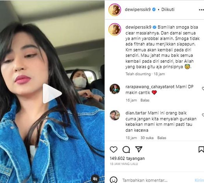 Postingan Dewi Perssik
