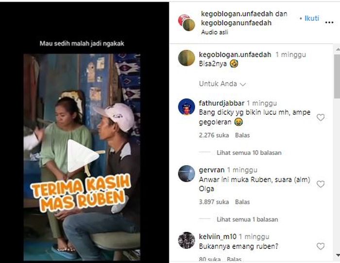 Pak Karto saat salah menyebut Anwar BAB dengan Ruben Onsu