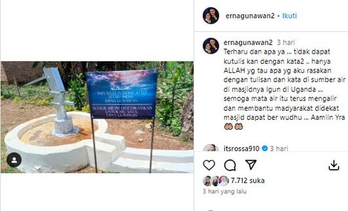 Ibu Igun bangga anaknya membuat sumur di Uganda