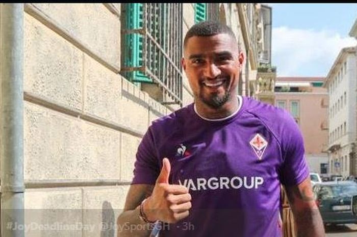 Kevin-Prince Boateng bergabung dengan Fiorentina.