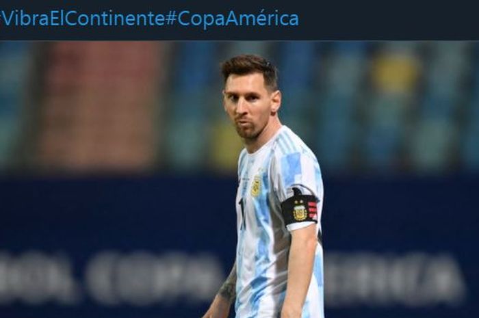 Megabintang timnas Argentina, Lionel Messi.