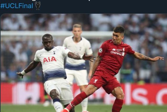 Duel Liverpool vs Tottenham Hotspur pada 2019, salah satu all-English final di Liga Champions. 