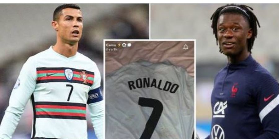 Respons Tak Ternilai dari Eduardo Camavinga Usai Dapat Kostum Cristiano Ronaldo