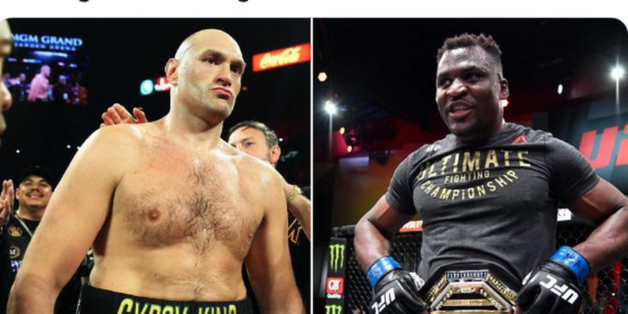 Jika Gagal Hadapi Oleksandr Usyk, Tyson Fury Lawan Eks Raja UFC Francis Ngannou