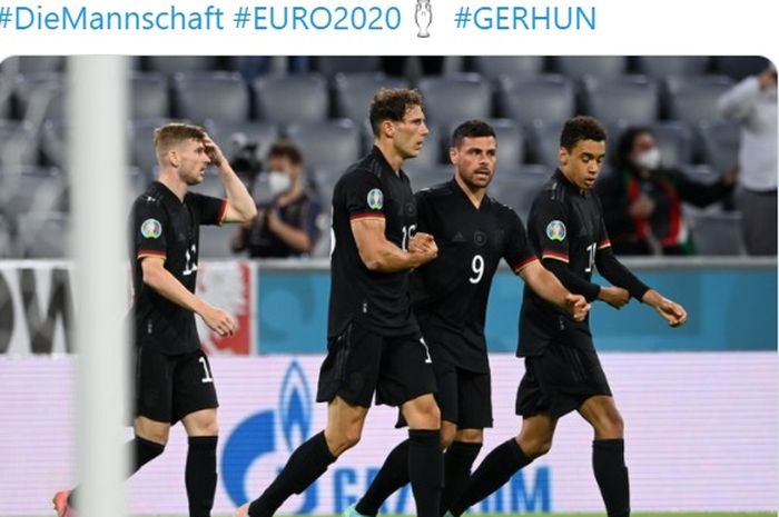 Bangkit dari dua kali ketertinggalan gol melawan timnas Hungaria, Jerman amankan tiket ke 16 besar EURO 2020.