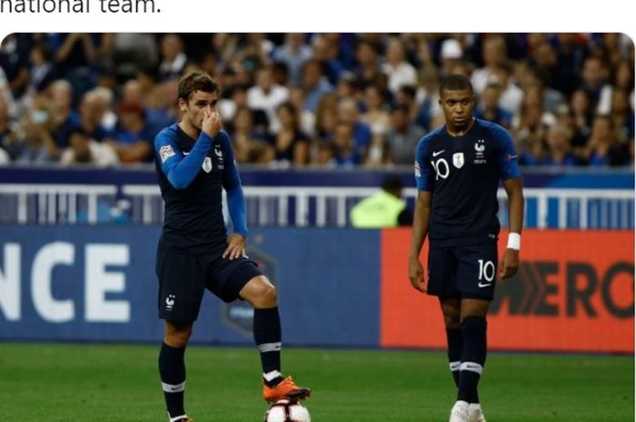  Dibalik kekalahan Prancis di EURO 2020, pengagum Cristiano Ronaldo, Kylian Mbappe, cemburu dengan Antoine Griezmann.