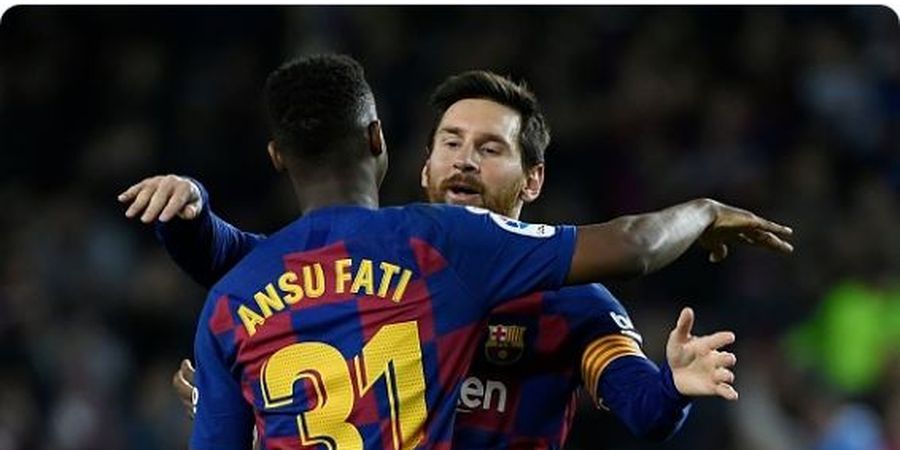 Di Usia 18 Tahun, Torehan Gol Ansu Fati Lebih Ngeri daripada Lionel Messi