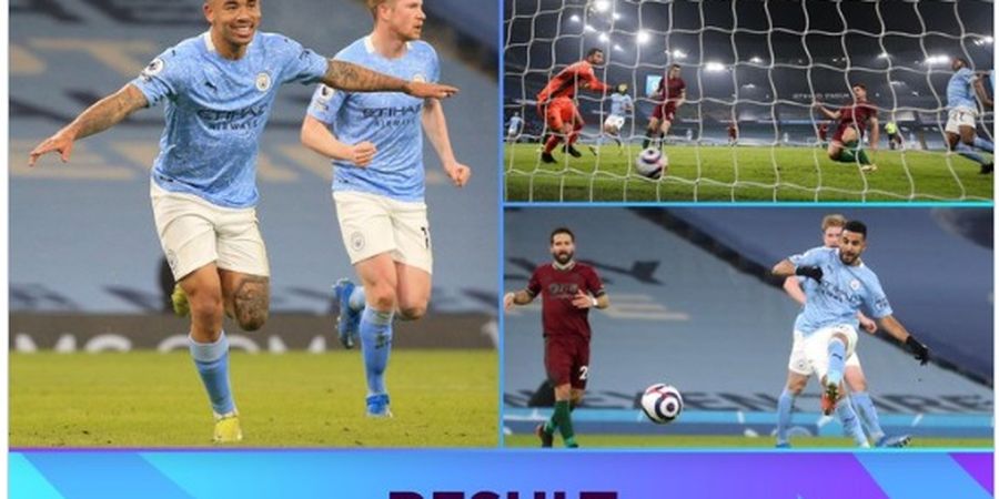 Hasil Liga Inggris - Menang Nomor 21, Manchester City Masih Belum Terbendung