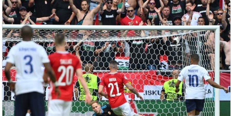 Gol Hungaria di Penghujung Laga Pecundangi Prancis pada Babak Pertama