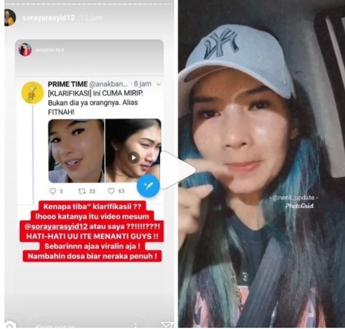 Postingan Soraya Rasyid.
