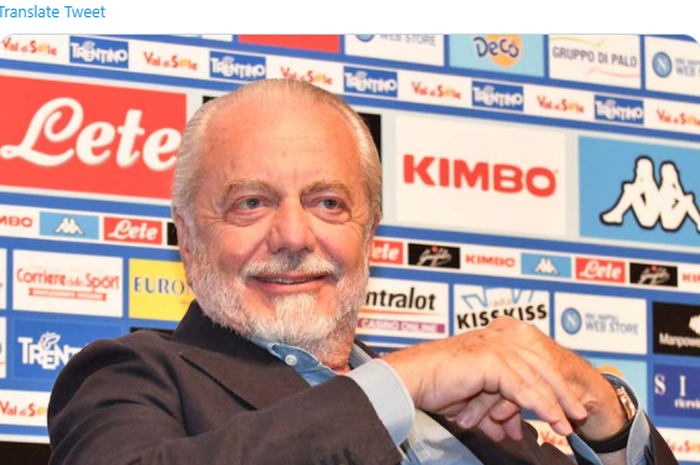 Presiden Napoli, Aurelio De Laurentiis.