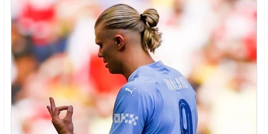 Erling Haaland Diledek Fan Arsenal di Community Shield, Balas dengan Simbol Tiga Jari yang Menohok