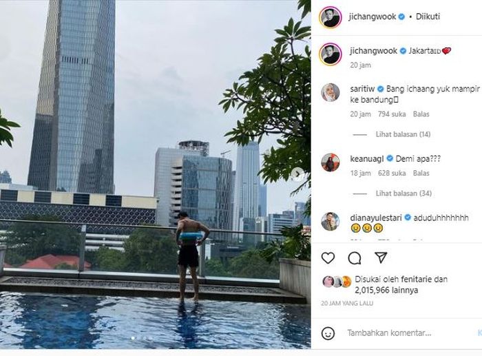 Postingan Ji Chang Wook