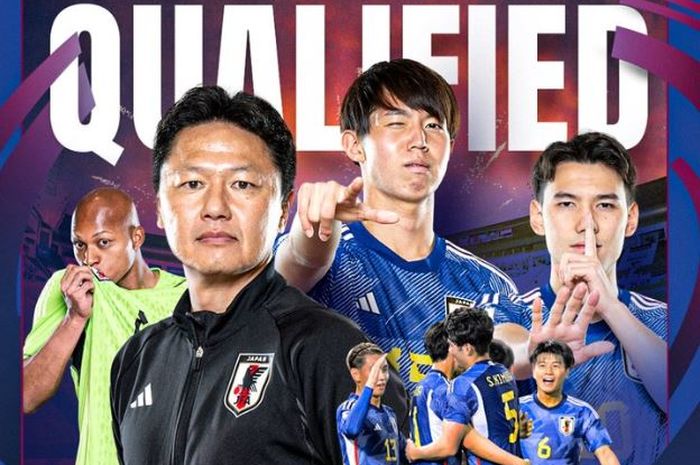 Timnas U-23 Jepang lolos ke babak perempat final Piala Asia U-23 2024.