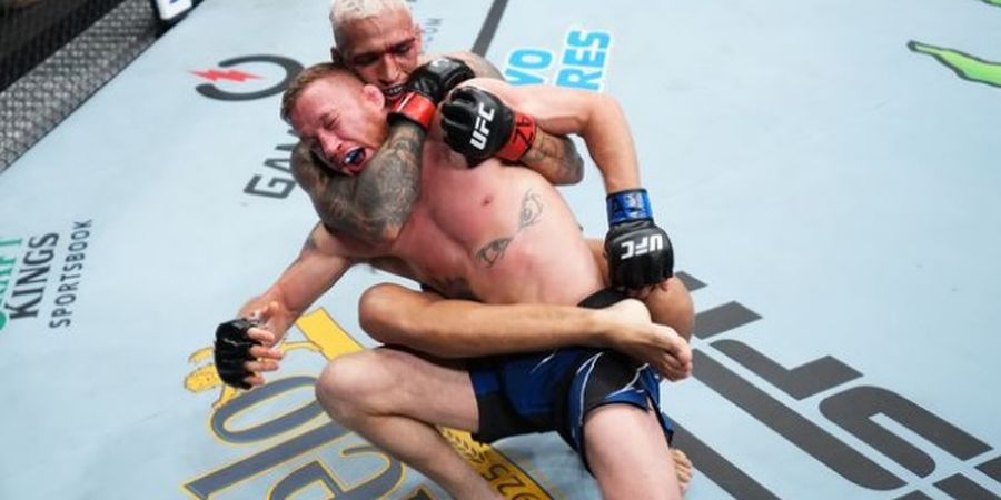 Keok Dicekik Charles Oliveira pada UFC 274, Begini Respons Justin Gaethje